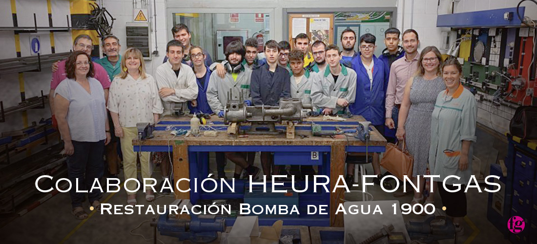 Colaboración Heura-Fontgas. Restauración Bomba de agua