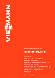 Viessmann Tarifa 2024 Fontgas